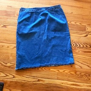 Ann Taylor Jean skirt